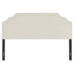 Belize Cream Nail Head Trim King Headboard Gift Selection