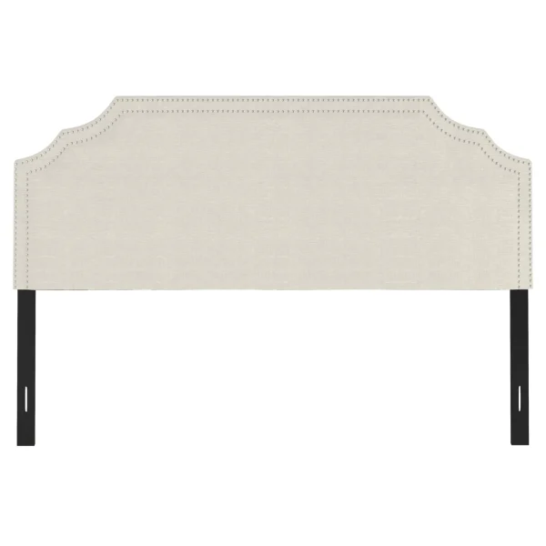 Belize Cream Nail Head Trim King Headboard Gift Selection