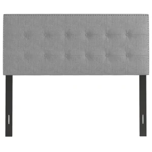 Brian Grey Tufted Headboard, Queen Bargain Sale