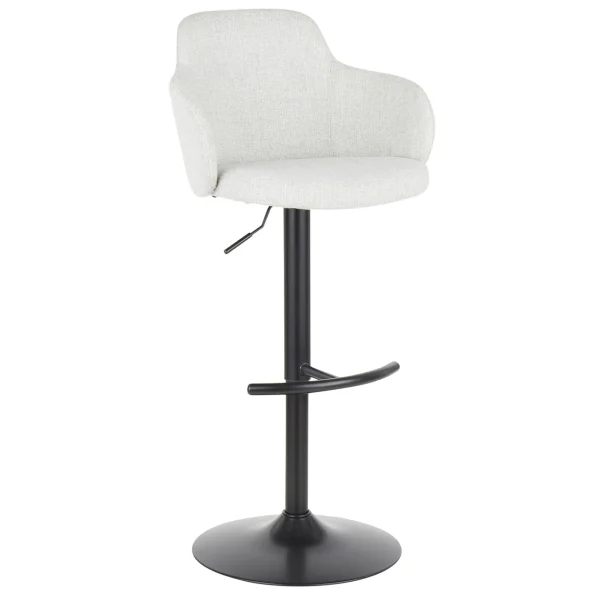 Bryce Adjustable Barstool, Light Grey Opening Sales