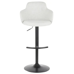 Bryce Adjustable Barstool, Light Grey Opening Sales