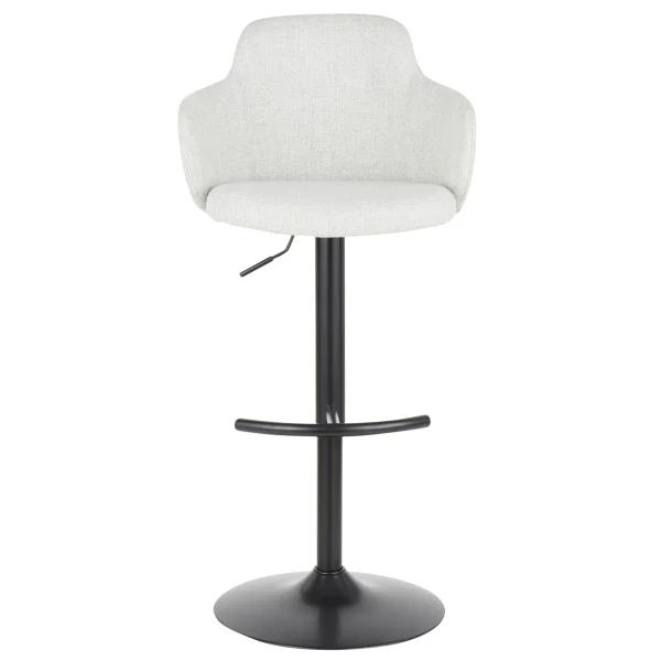 Bryce Adjustable Barstool, Light Grey Opening Sales