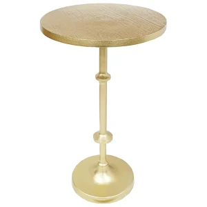 Calvin Gold Metal Accent Table, 22 Opening Sales