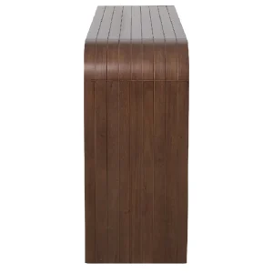 Cora Curved Wood Console Table Exquisite Gifts