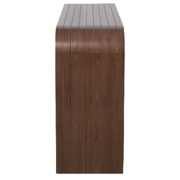 Cora Curved Wood Console Table Exquisite Gifts
