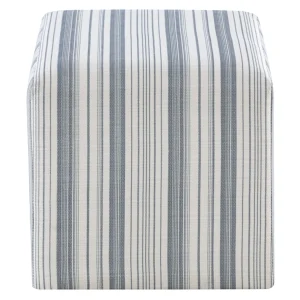 Cottage Striped Ottoman Fashion
