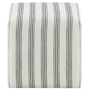 Cottage Thin Striped Ottoman Promotion