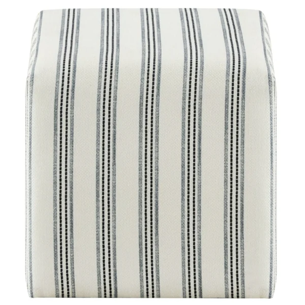 Cottage Thin Striped Ottoman Promotion