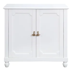 Grace Mitchell Asbury White 2-Door Cabinet Premium