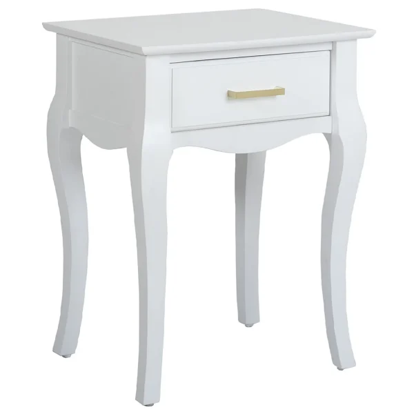 Grace Mitchell Scarlett White End Table Good Quality