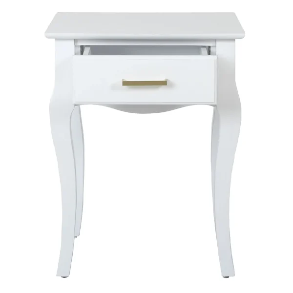 Grace Mitchell Scarlett White End Table Good Quality