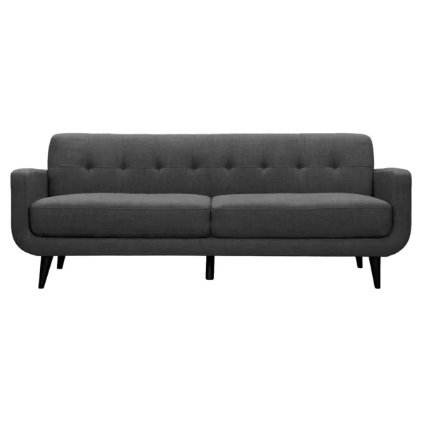 Hadley Tufted Back Sofa, Charcoal Grey Opening Sales