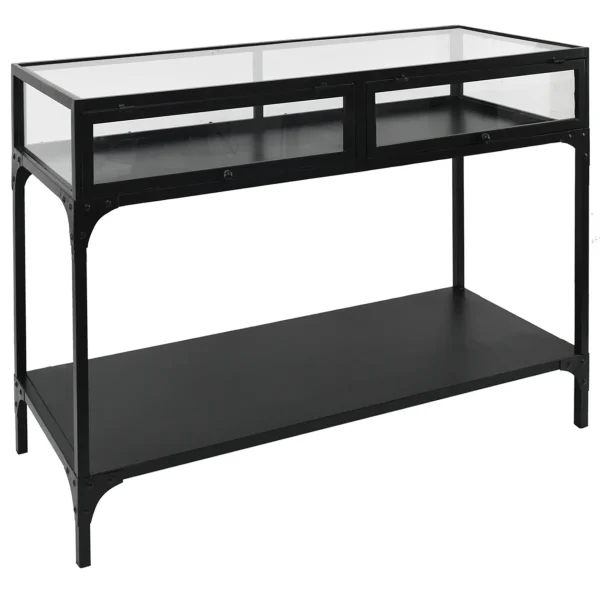 Honeybloom Sage Frost Display Console Table Good Quality