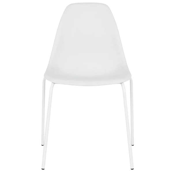 Lily White Dining Chair With Metal Legs Exquisite Gifts