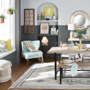 Nala Handwoven Fringe Round Pouf Less Expensive