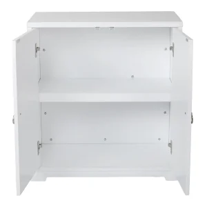 Providence Clara White 2-Door Cabinet Opening Sales