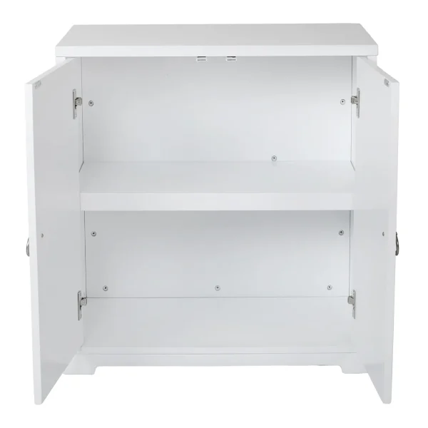 Providence Clara White 2-Door Cabinet Opening Sales
