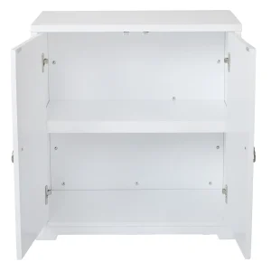 Providence Clara White 2-Door Cabinet Opening Sales