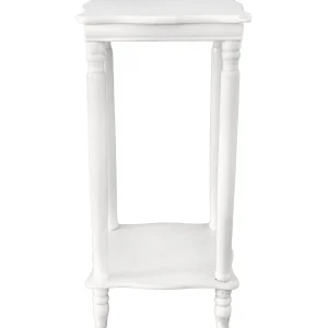 Providence White Wood Square Plant Stand, 24 Discount