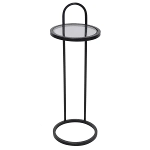 Salem Drink Table, Black Less Expensive