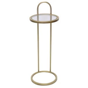 Salem Drink Table, Gold Discount Online