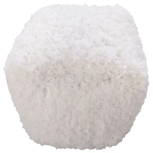 Sammy Shag Pouf, Ivory Opening Sales
