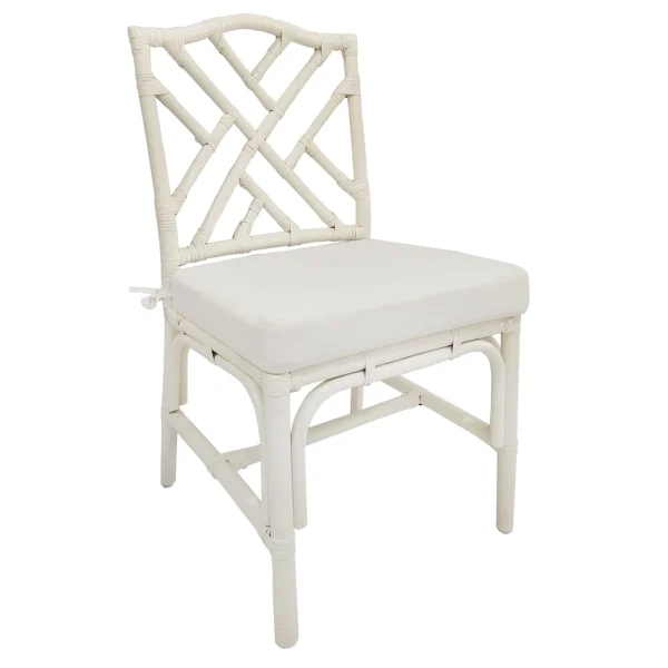 Set Of 2 Grace Mitchell Dana White Rattan Dining Chair Gift Selection