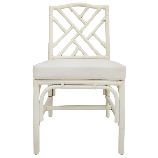 Set Of 2 Grace Mitchell Dana White Rattan Dining Chair Gift Selection