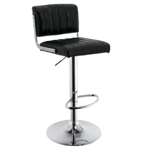 Warren Adjustable Barstool, Black Discount