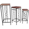 Wood Top Plant Stand, Small Flash Sale